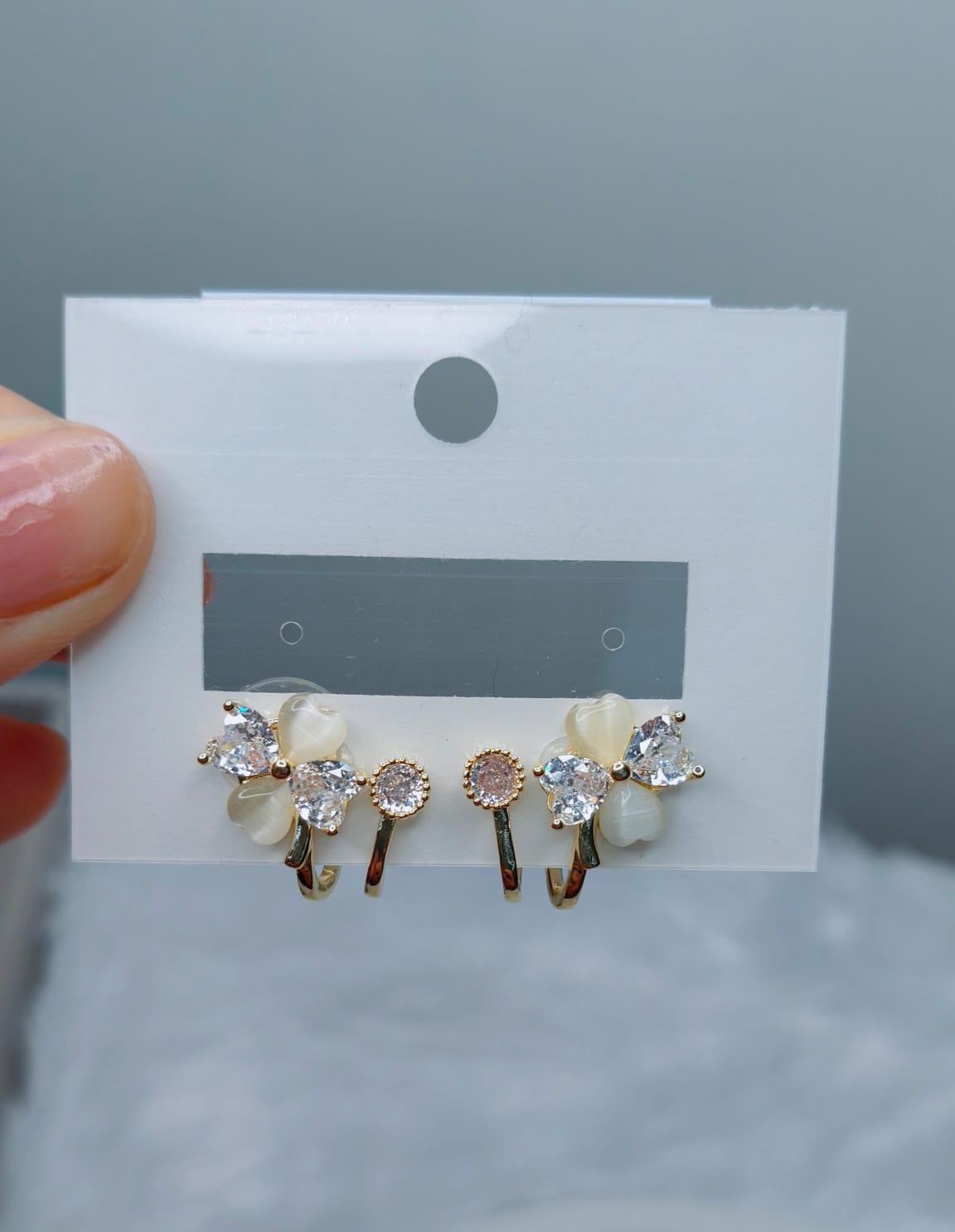 Floral Earrings - View 2