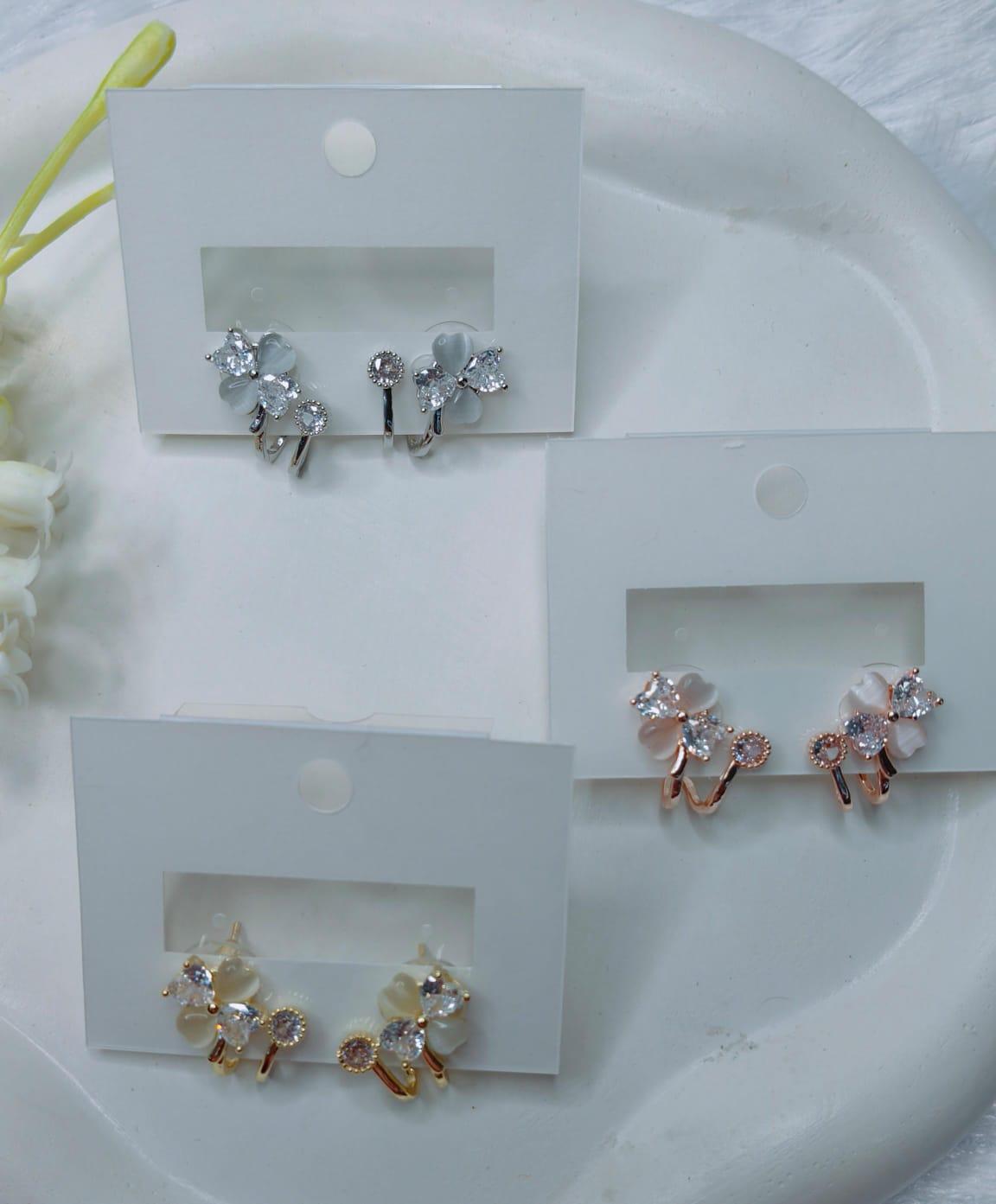 Floral Earrings - View 4