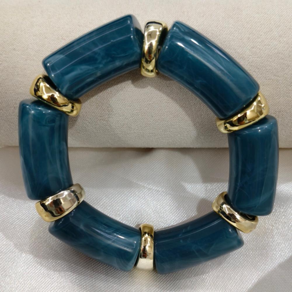 Blue Resin Bracelet