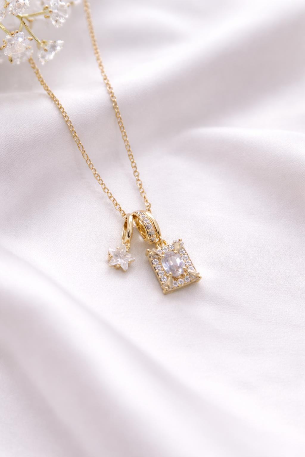 Starlit Grace Charm Pendant